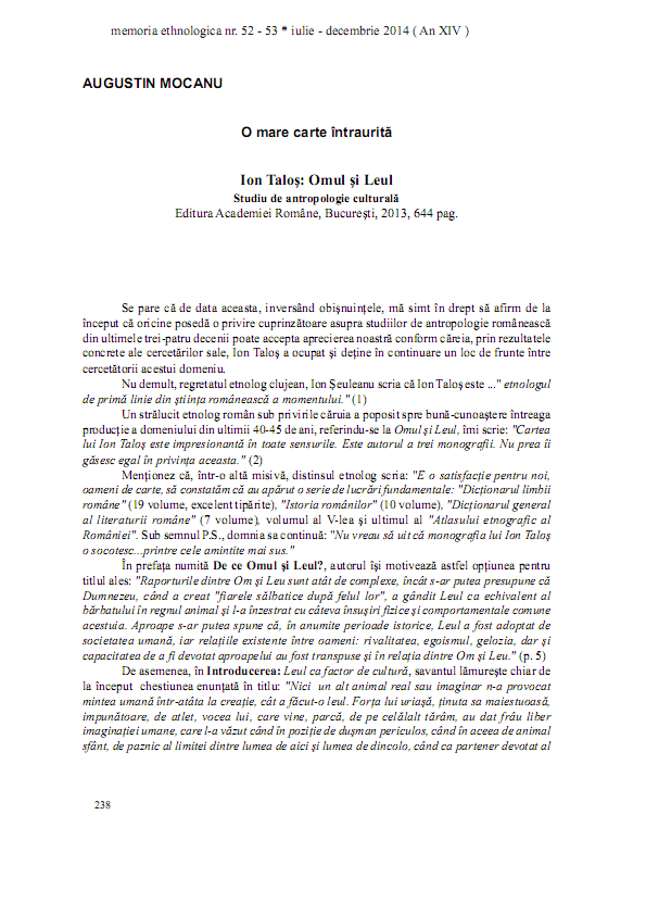 O mare carte întraurită